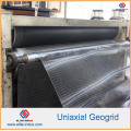 Plastic Polypropylene PP HDPE Polyester Fiberglass Biaxial Uniaxial Geogrid